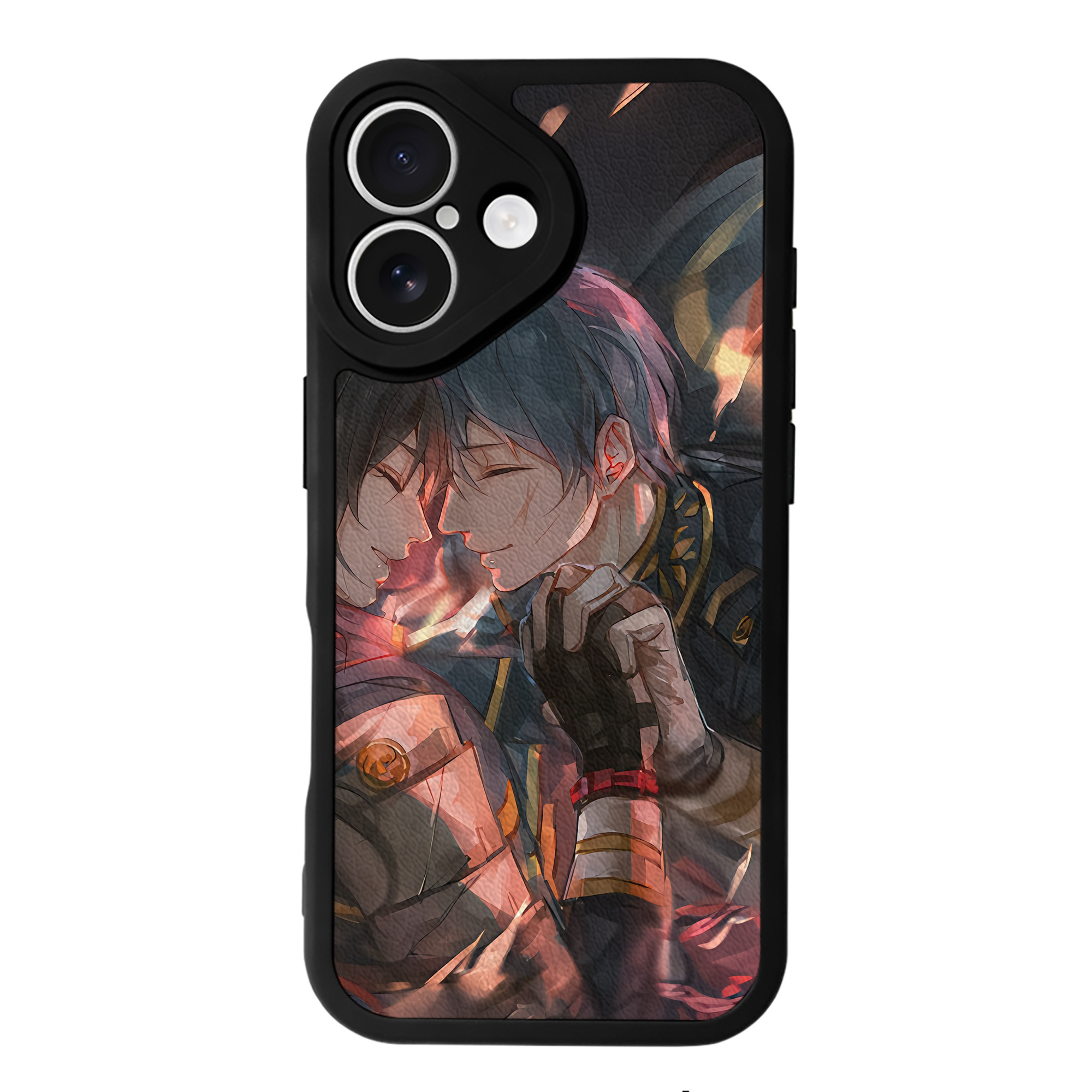 （画像用） 刀剣乱舞 Touken Ranbu 【iPhone 16シリーズ対応】シリコンスマホケース（レザー調） 材質：シリコン